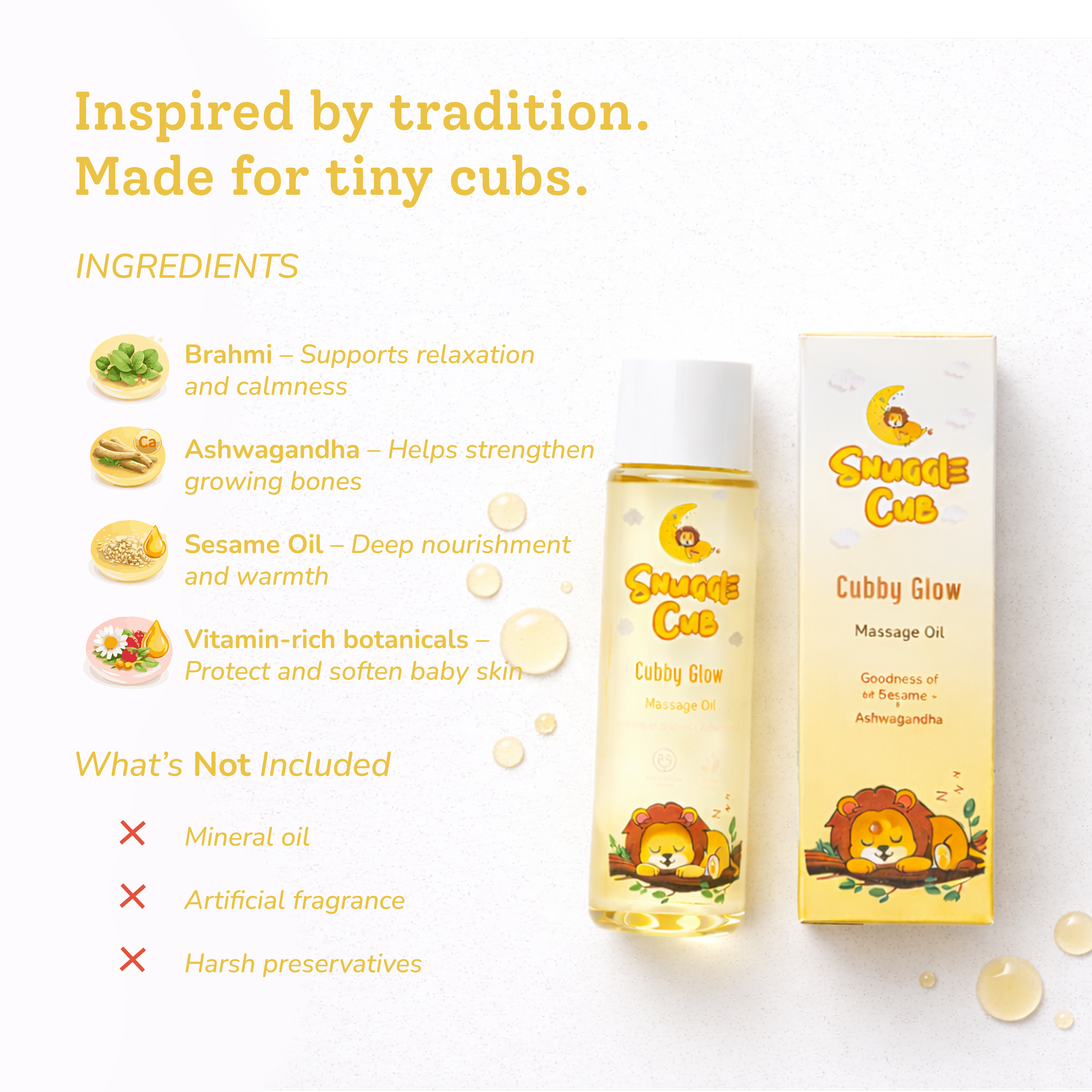 Cubby Glow - Massage Oil